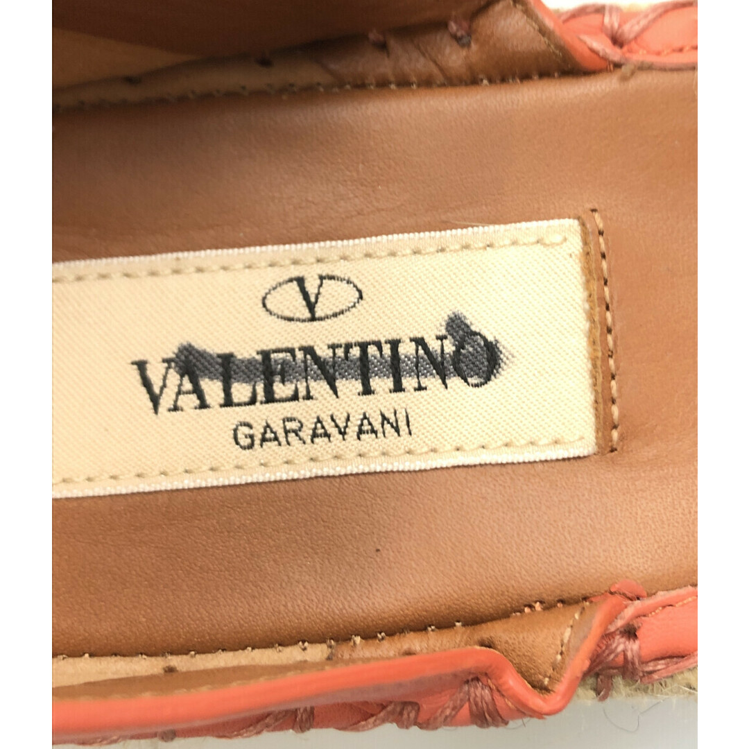 VALENTINO(ヴァレンティノ)のバレンチノ エスパドリーユサンダル アンクルストラップ レディース 36 レディースの靴/シューズ(サンダル)の商品写真