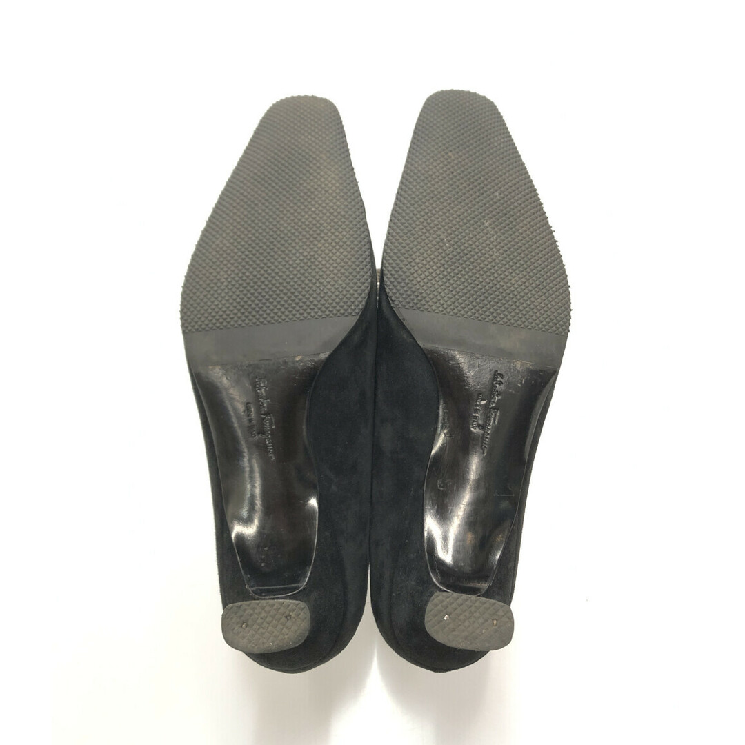 Salvatore Ferragamo(サルヴァトーレフェラガモ)のサルバトーレフェラガモ パンプス スエード レディース 5 1/2D レディースの靴/シューズ(ハイヒール/パンプス)の商品写真