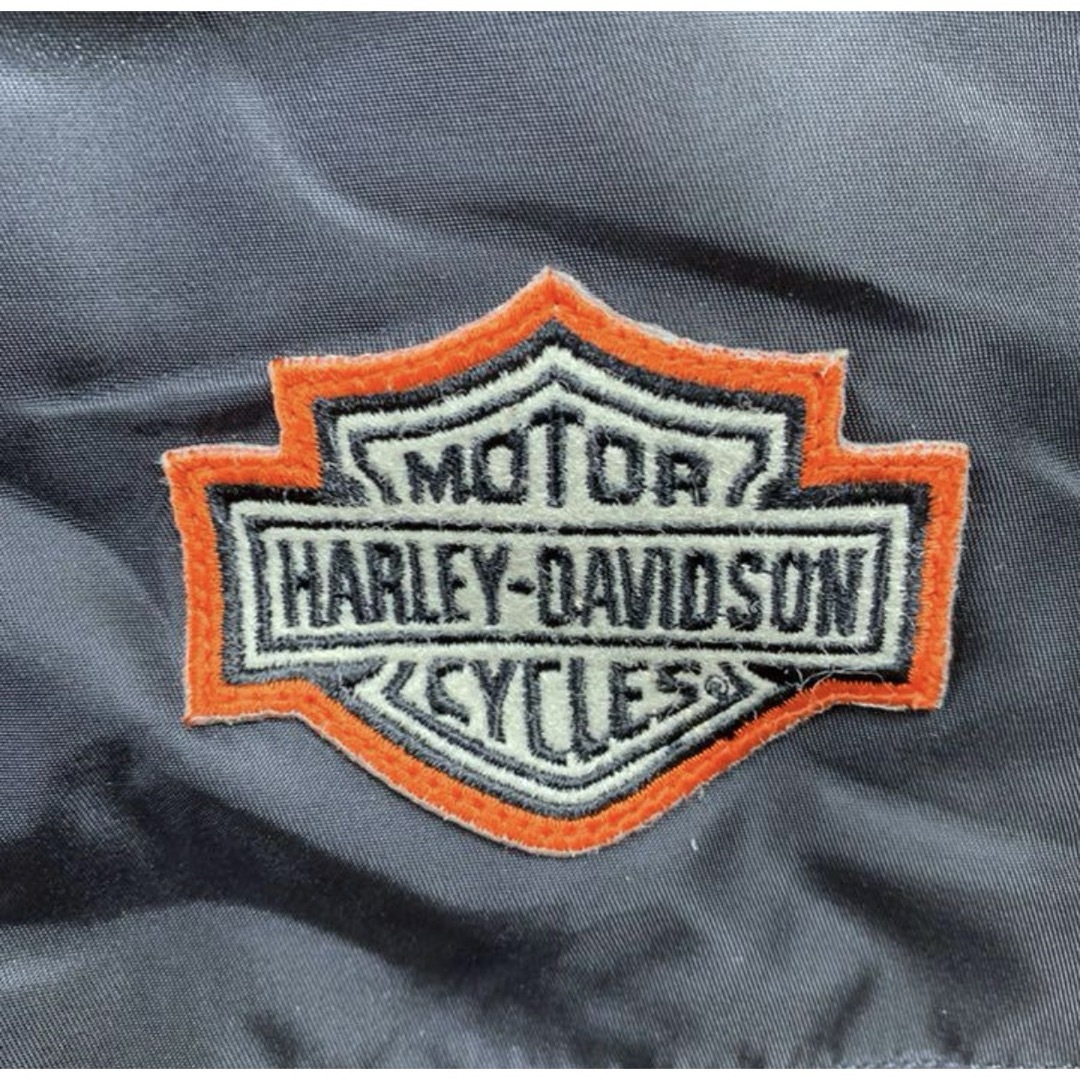 Harley Davidson(ハーレーダビッドソン)のHarley Davidson ハーレーダビッドソン　ナイロンジャケット　L メンズのジャケット/アウター(ライダースジャケット)の商品写真