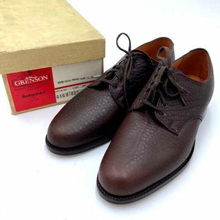 グレンソン(GRENSON)の美品！グレンソン ポールスミス別注 外羽根プレーントゥシューズ　ブラウン(ドレス/ビジネス)