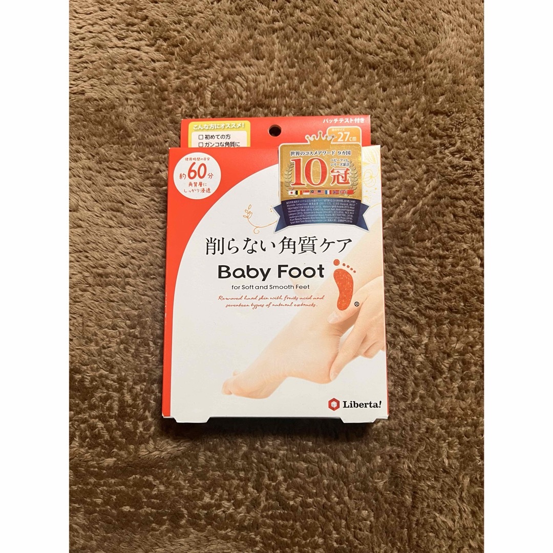 Baby Foot(ベビーフット)の削らない角質ケア コスメ/美容のボディケア(フットケア)の商品写真