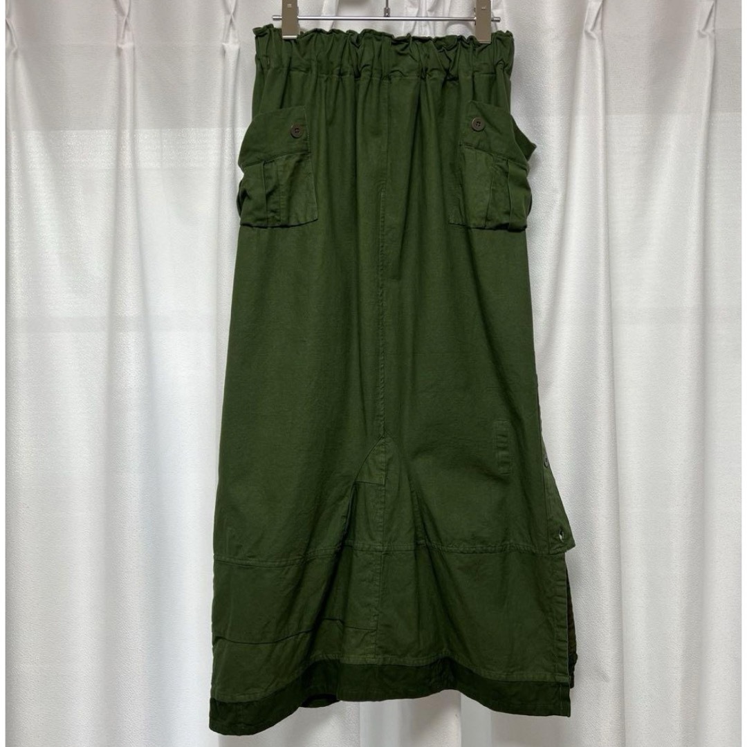 古着ミリタリーロングスカート レディースのスカート(ロングスカート)の商品写真