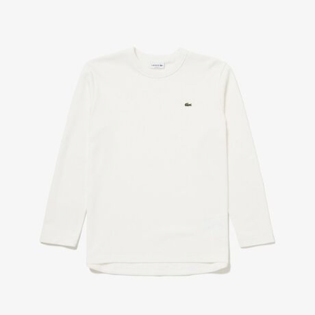 【LACOSTE】新品未使用 クラシックフィットロングスリーブTシャツ ホワイト