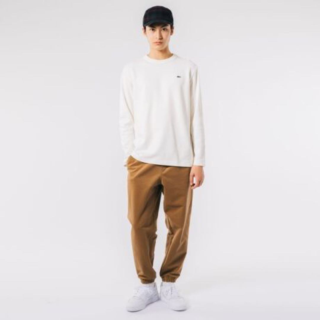 【LACOSTE】新品未使用 クラシックフィットロングスリーブTシャツ ホワイト