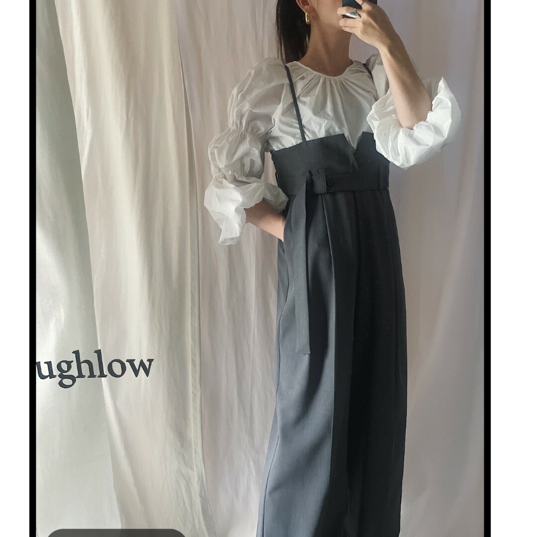 見つけた人ラッキー！ www ALLINONE roughlow サロペット high-waist