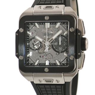 ウブロ(HUBLOT)のウブロ  スクエア バン ウニコ チタニウム セラミック 821.NM.(腕時計(アナログ))