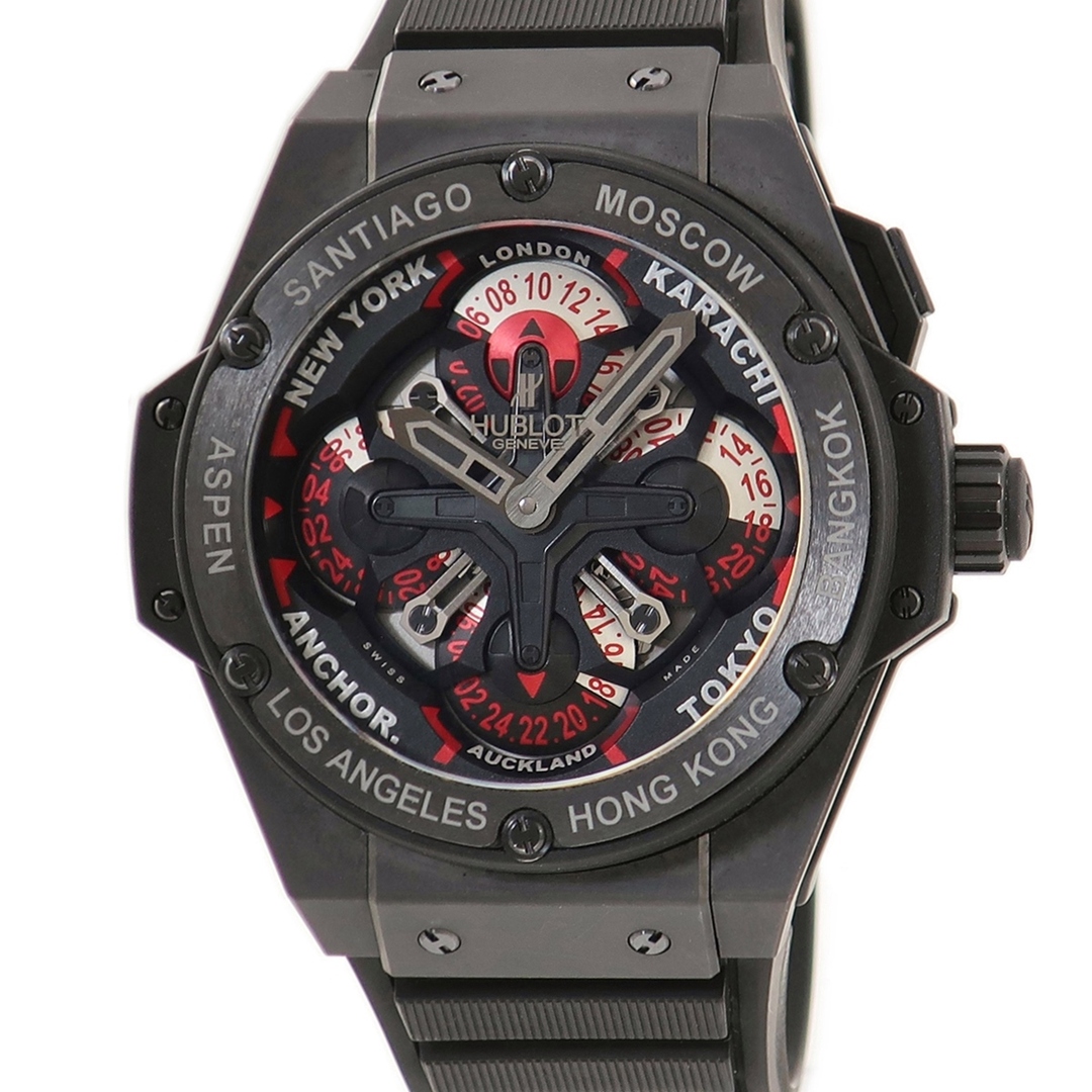 HUBLOT(ウブロ)のウブロ  キングパワー ウニコ GMT セラミック 771.CI.117 メンズの時計(腕時計(アナログ))の商品写真