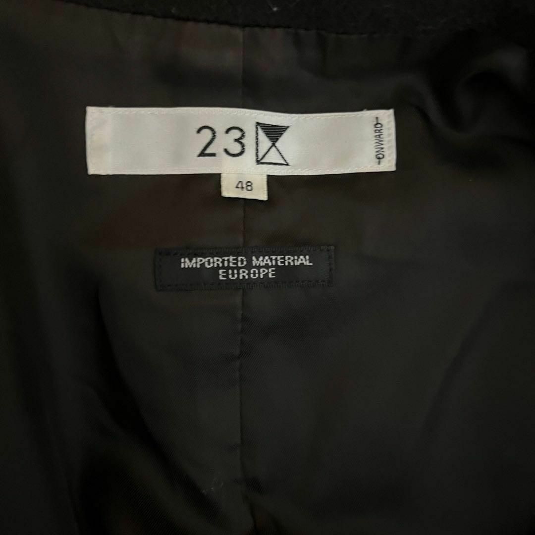 23区(ニジュウサンク)の23区 ジップアップブルゾン　ウール　カシミヤ混 レディースのジャケット/アウター(ブルゾン)の商品写真