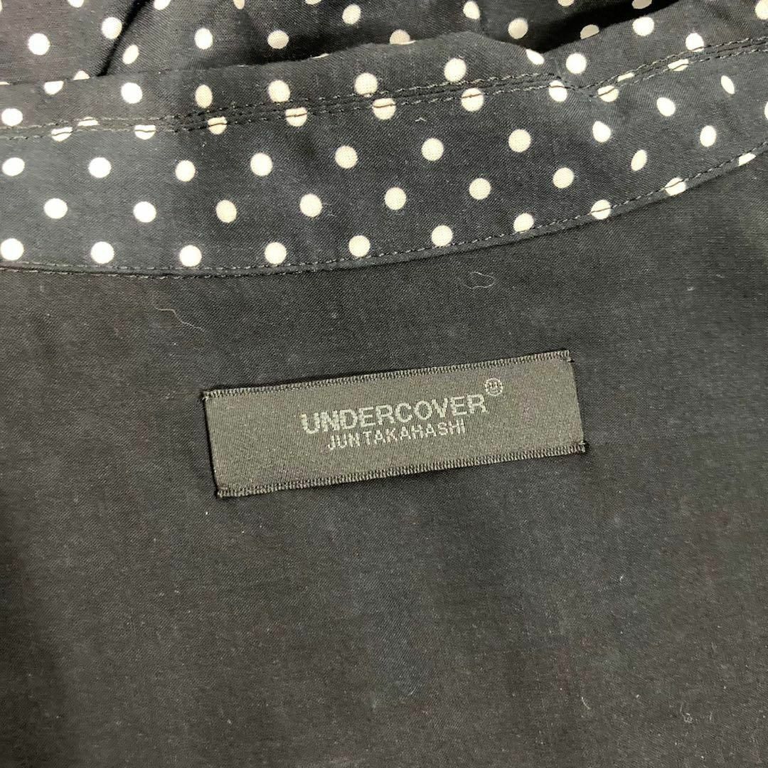 UNDERCOVER(アンダーカバー)のアンダーカバー パジャマセットアップ ドット柄 ブラック メンズ2サイズ　水玉 メンズのスーツ(セットアップ)の商品写真