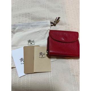 イルビゾンテ(IL BISONTE) 財布(レディース)（レッド/赤色系）の通販