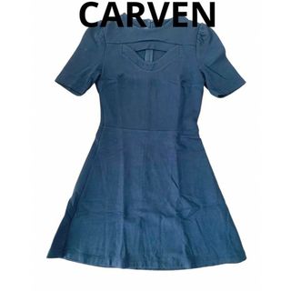 カルヴェン(CARVEN)の＊CARVEN カルヴェン　ワンピース　ミニワンピース 黒　韓国　タイト＊(ミニワンピース)