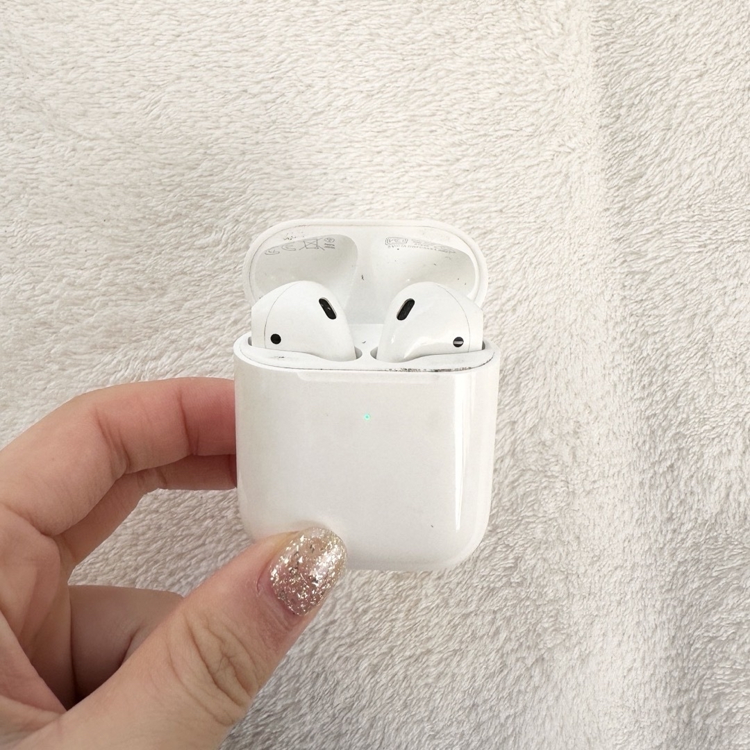 動作確認済み】アップル Apple AirPods（第2世代）ケース+両耳-