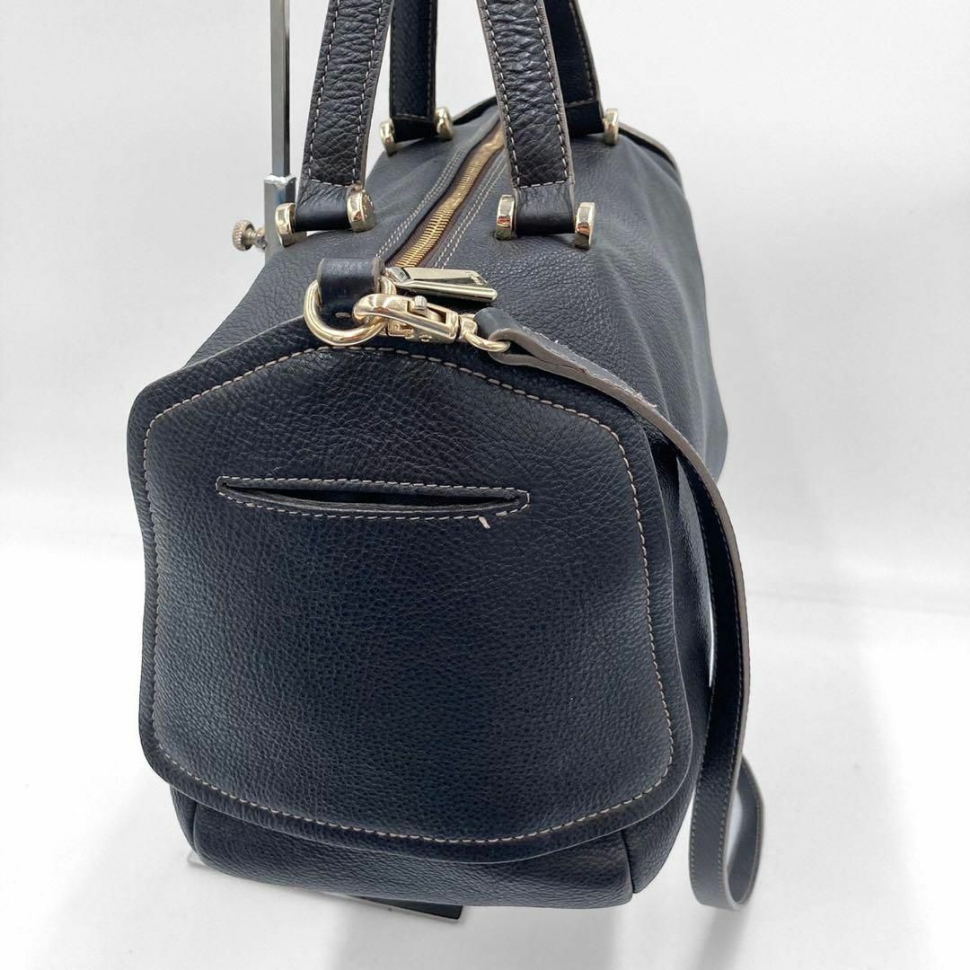 Furla(フルラ)のフルラ 2way レザーショルダーバッグ ハンドバッグ 本革 ブラック メンズのバッグ(ショルダーバッグ)の商品写真