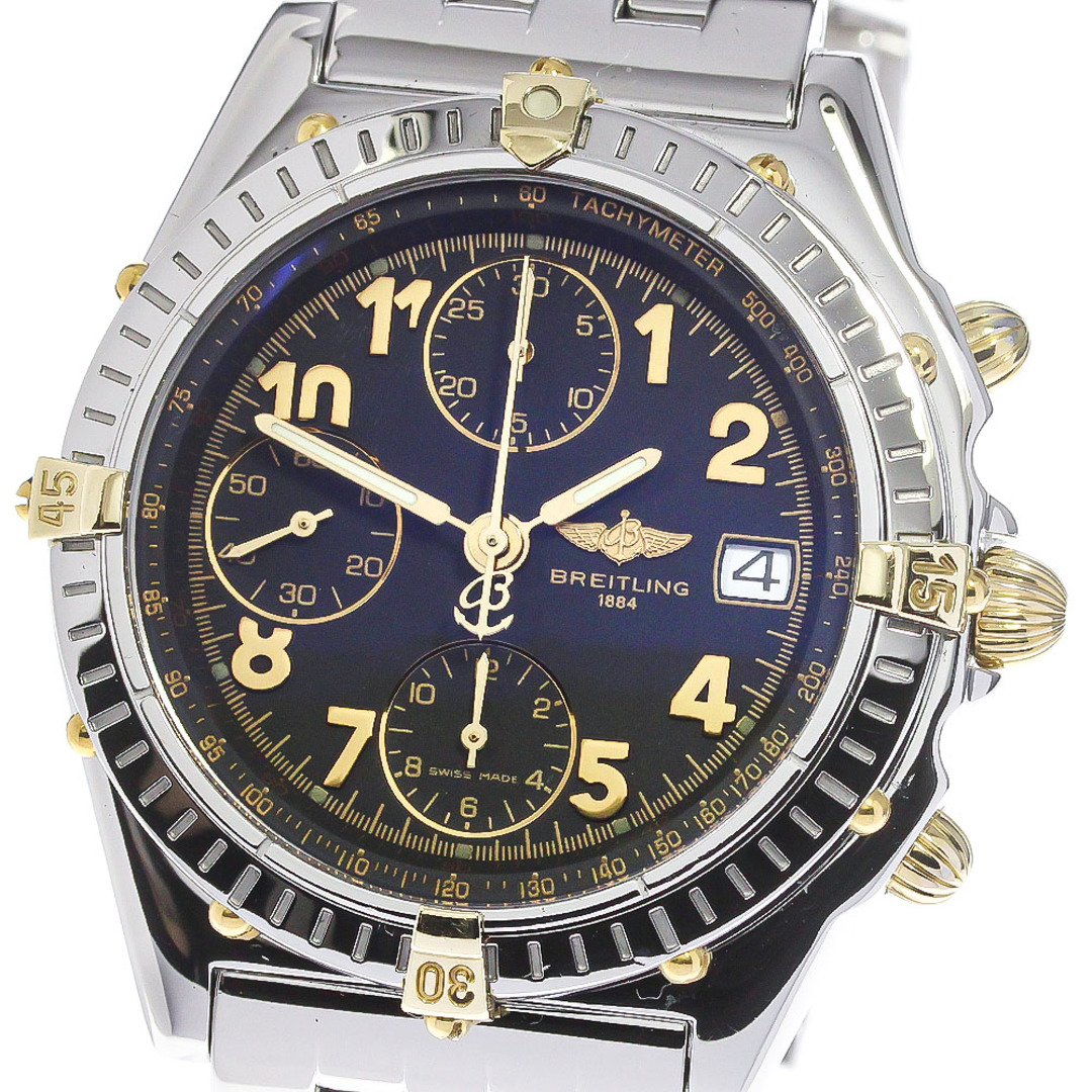 ブライトリング BREITLING B13050.1 クロノマット ビコロ デイト 自動巻き メンズ 良品 _791079SSGP×SS文字盤色