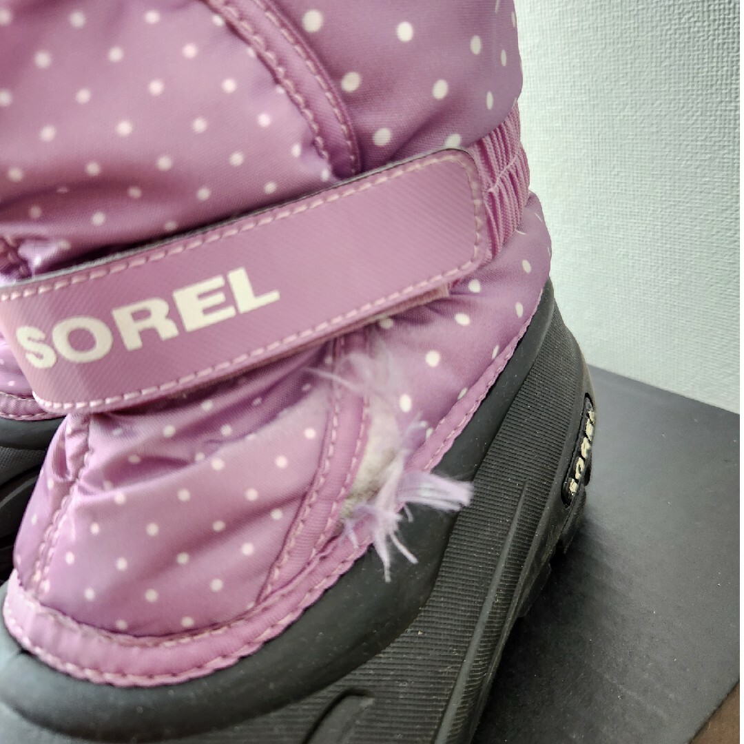 SOREL(ソレル)のソレル　ブーツ　19センチ キッズ/ベビー/マタニティのキッズ靴/シューズ(15cm~)(ブーツ)の商品写真