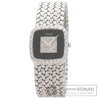 ピアジェ(PIAGET)のPIAGET 9902D2 オニキス スクエアフェイス メーカーコンプリート 腕時計 K18WG K18WG レディース(腕時計)