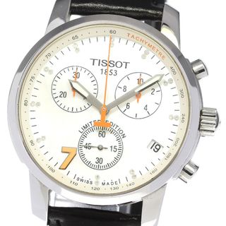 TISSOT - ティソ TISSOT T014.417.16.116.00 PRC200 ダニカパトリック クロノグラフ ダイヤモンド クォーツ レディース 良品 保証書付き_790767