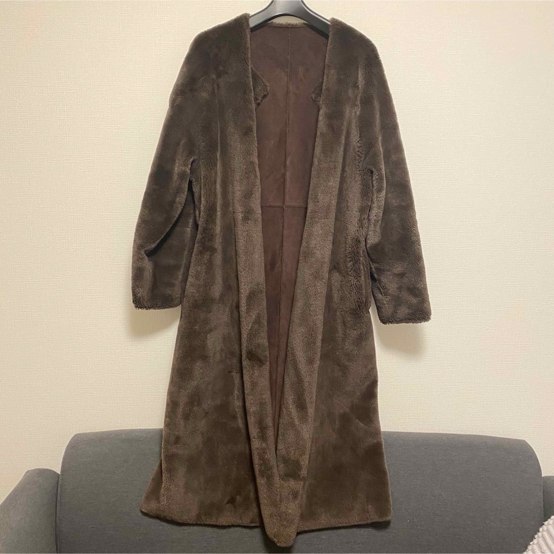 Ameri VINTAGE(アメリヴィンテージ)のameri vintage/2way SOFT BOA LONG COAT レディースのジャケット/アウター(ロングコート)の商品写真