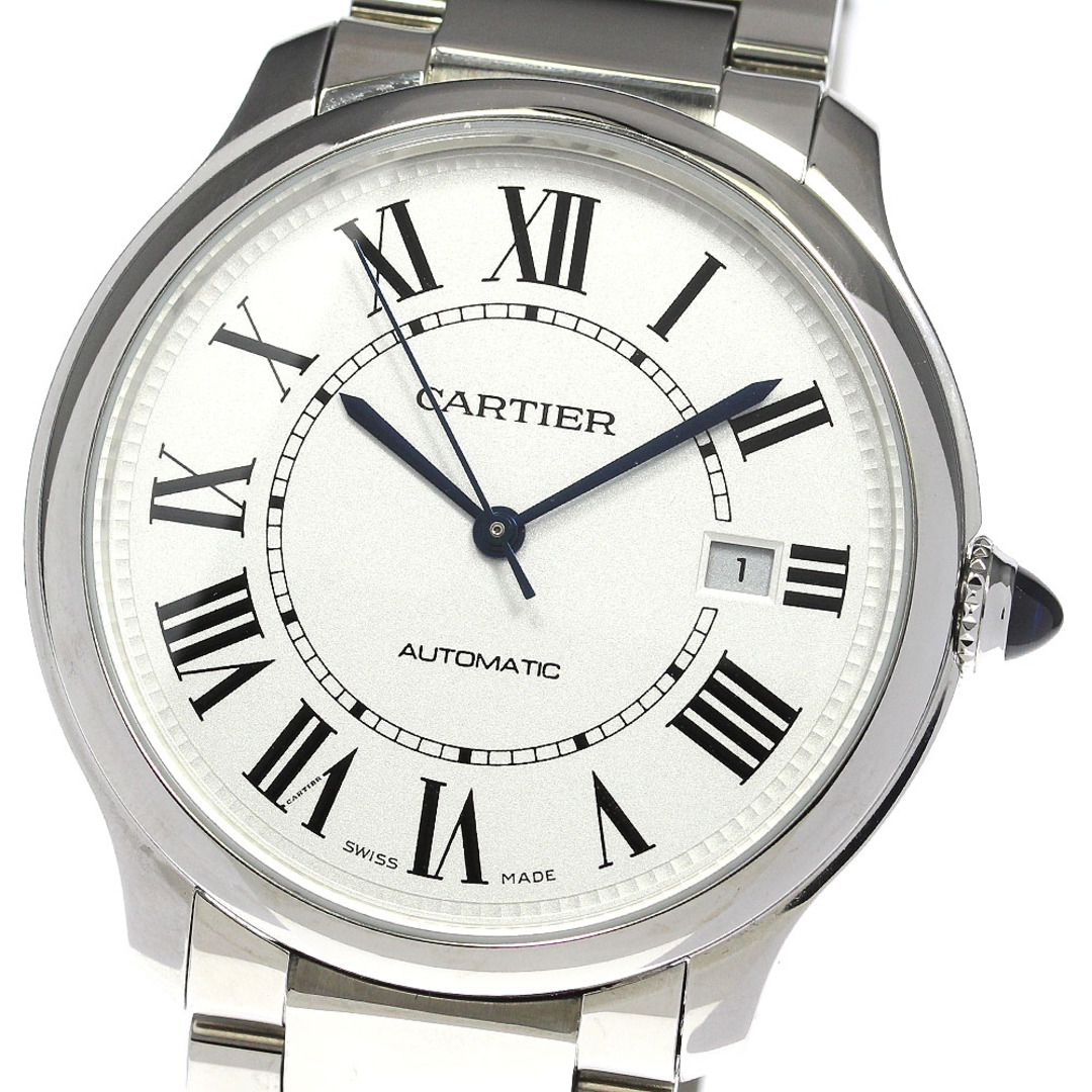 カルティエ CARTIER WSRN0035 ロンドマスト ドゥ カルティエ デイト 自動巻き メンズ 良品 _79305921mm振動数