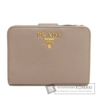 プラダ(PRADA)のPRADA 1ML018 ロゴ 二つ折り財布（小銭入れあり） レザー レディース(財布)