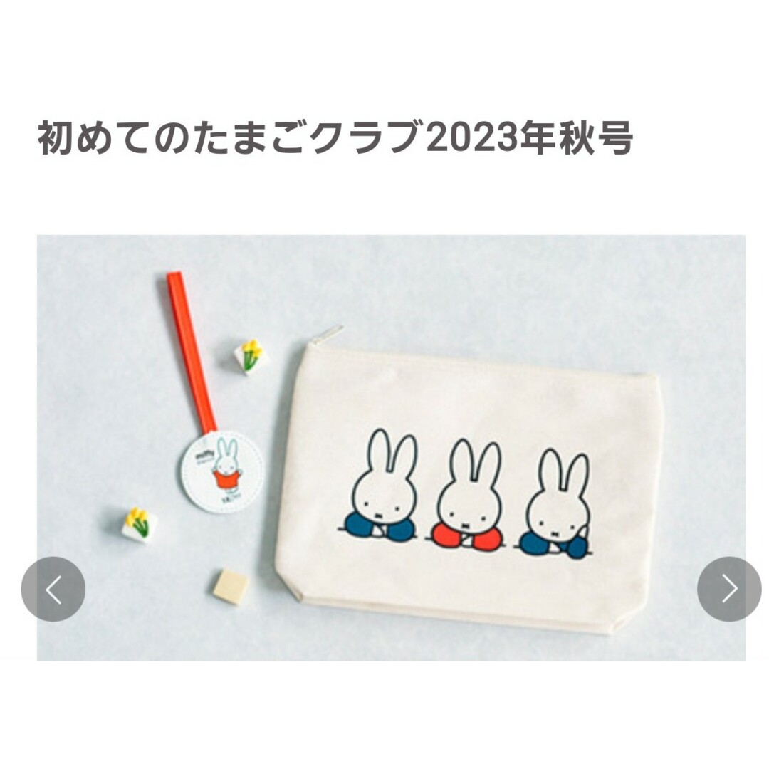 miffy(ミッフィー)のミッフィー付録セット　マルチコットンケット、ポーチ、マタニティーストラップ エンタメ/ホビーのおもちゃ/ぬいぐるみ(キャラクターグッズ)の商品写真