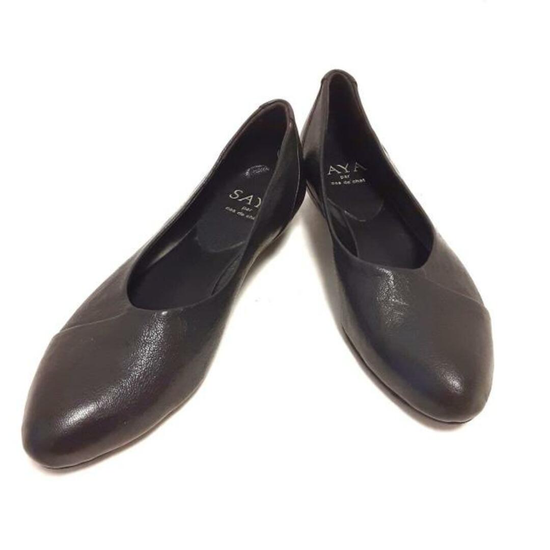 SAYA(サヤ)のサヤ パンプス 22 1/2 レディース - 黒 レディースの靴/シューズ(ハイヒール/パンプス)の商品写真