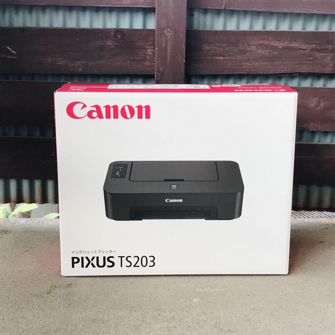 Canon(キヤノン)の未使用 プリンター 本体 印刷機 CANON TS203 AC スマホ/家電/カメラのPC/タブレット(PC周辺機器)の商品写真