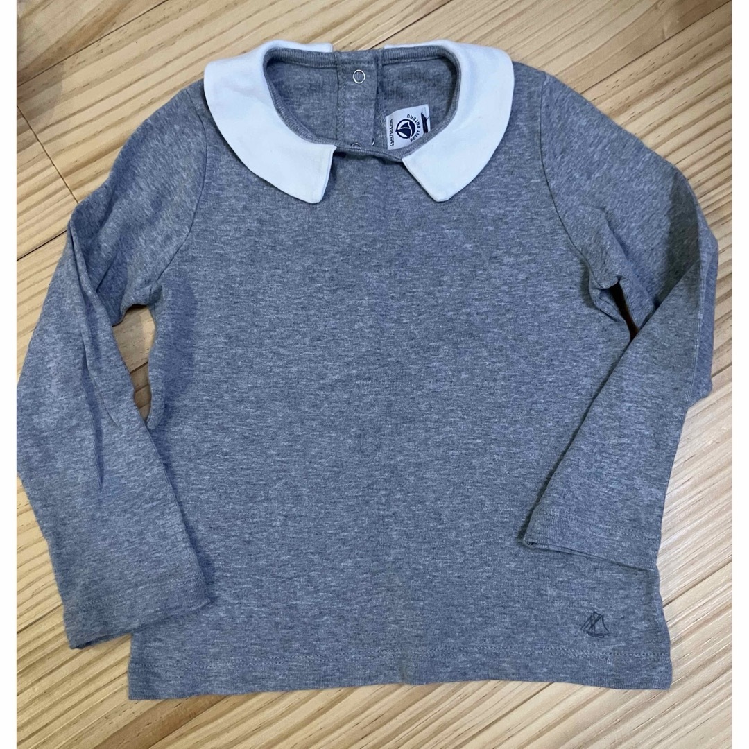 PETIT BATEAU(プチバトー)のプチバトー　長袖カットソー キッズ/ベビー/マタニティのキッズ服女の子用(90cm~)(Tシャツ/カットソー)の商品写真