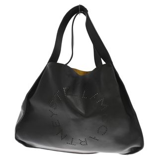 ステラマッカートニー(Stella McCartney)のSTELLA McCARTNEY ステラマッカートニー パンチングロゴデザイン エコレザー ポーチ付きトートバッグ ブラック 502793 W9923(トートバッグ)