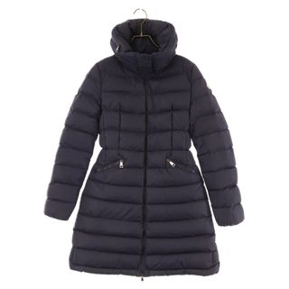 モンクレール(MONCLER)のMONCLER モンクレール FLAMMETTE GIUBBOTTO フラメッテ フード付き ロングダウンコート ジャケット ネイビー レディース D20934993105(その他)