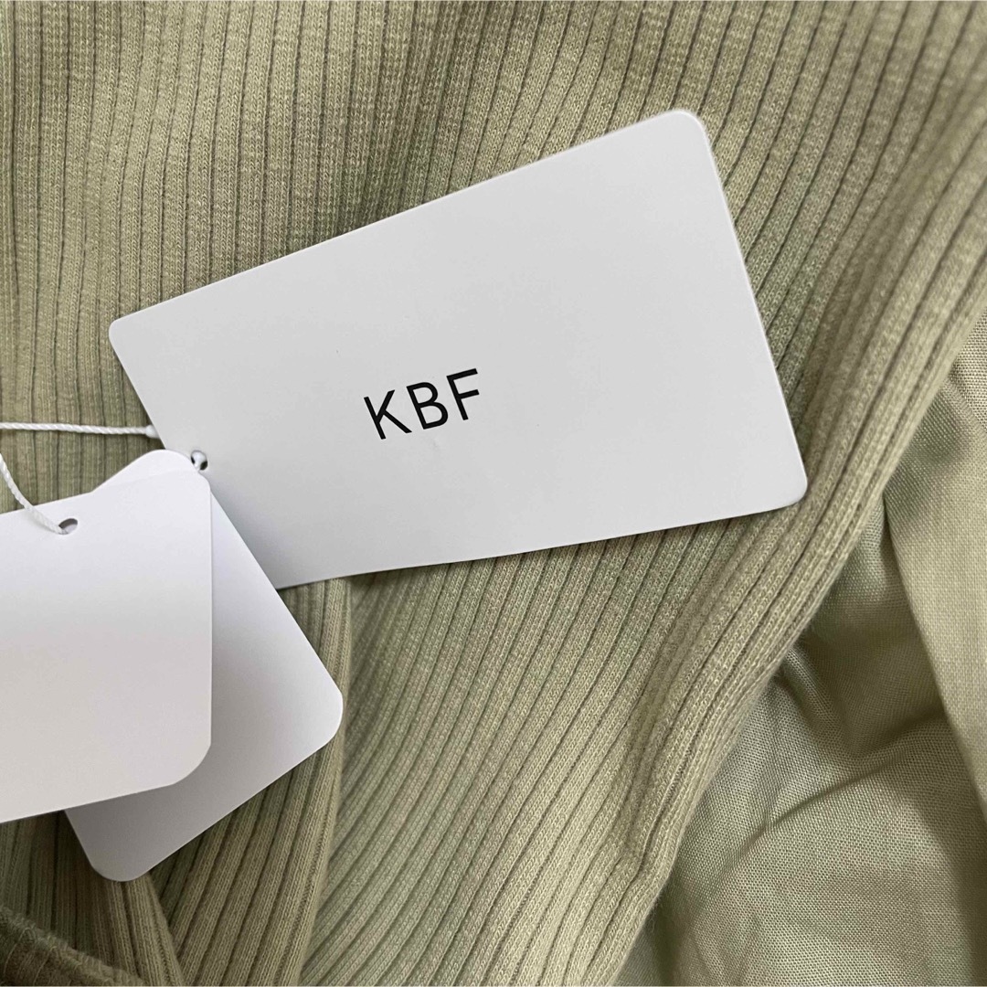 KBF - KBF 2WAYリブタンクギャザーワンピースの通販 by ぷりん プロフ