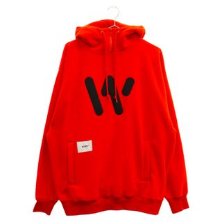 ダブルタップス(W)taps)のWTAPS ダブルタップス 22AW EXHAUST HOODY POLY ロゴ フリース フーディ パーカー オレンジ 222ATDT‐CSM29(パーカー)