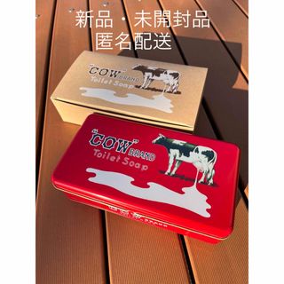 カウブランド(COW)のカウブランド 赤箱レトロ缶 ６個入り(ボディソープ/石鹸)