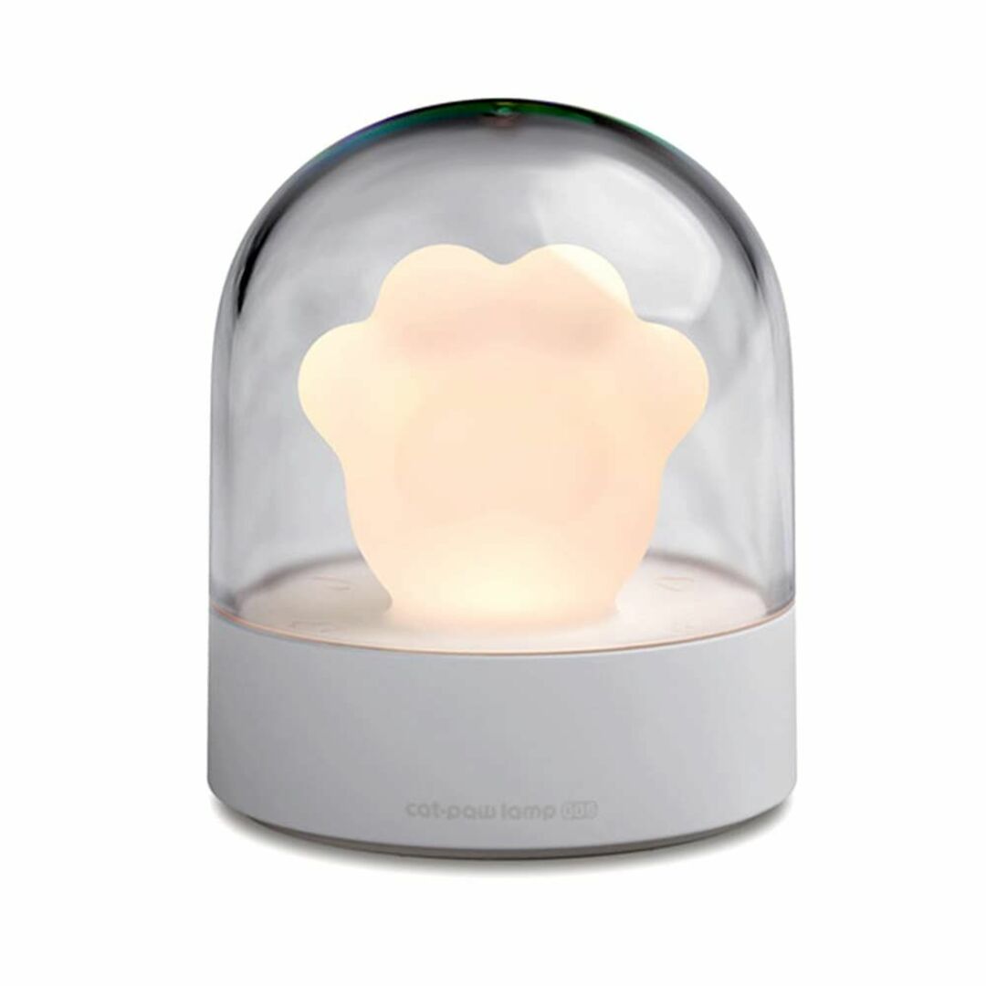 【色: グレー】moin moin ランプ 電気 猫 肉球 LED ライト ドー キッズ/ベビー/マタニティのおもちゃ(オルゴールメリー/モービル)の商品写真