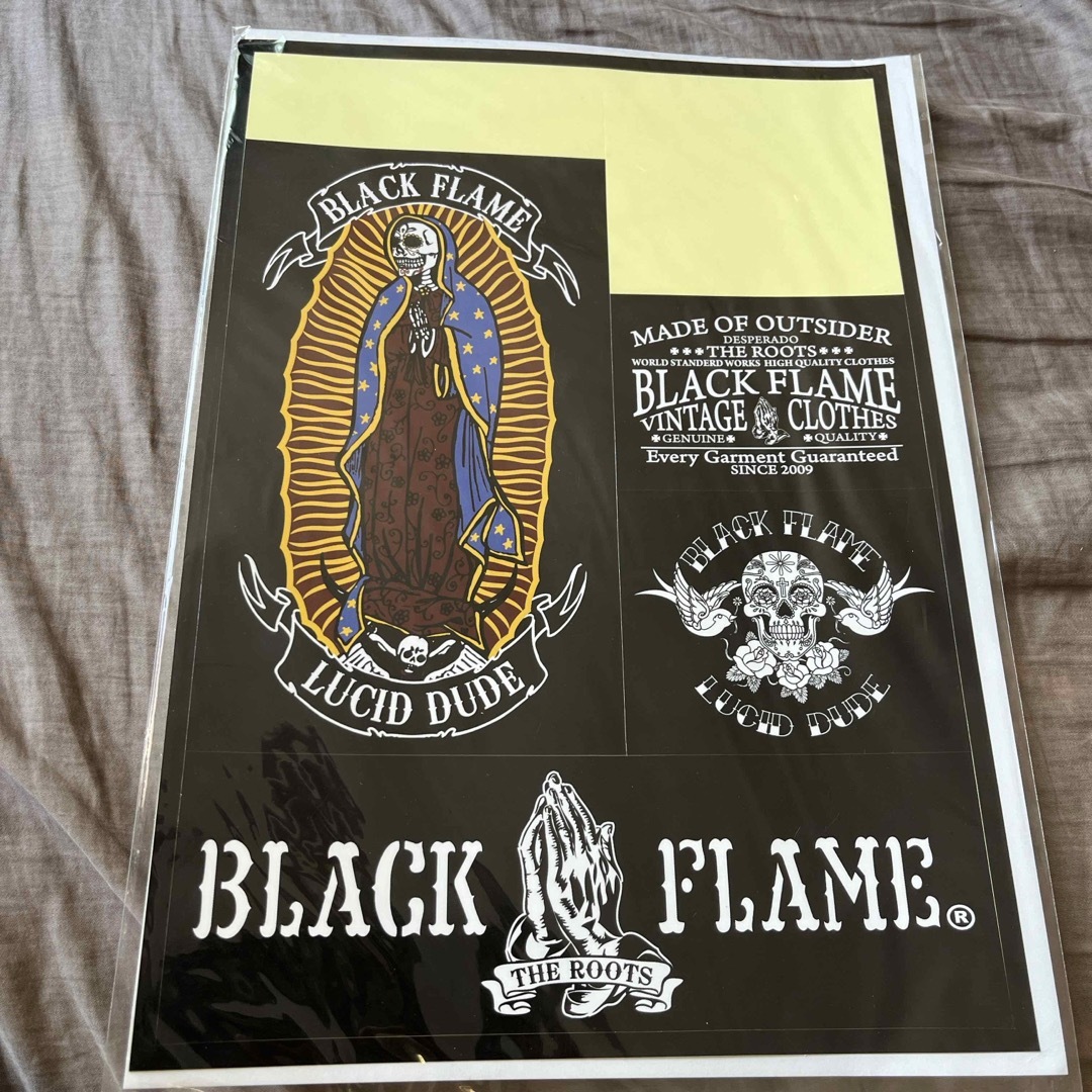 BLACK FLAME(ブラックフレイム)のBLACK FLAME ステッカー メンズのメンズ その他(その他)の商品写真