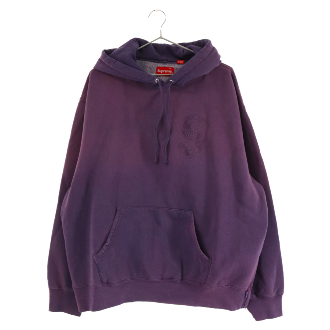 Supreme(シュプリーム)のSUPREME シュプリーム 23SS Overdyed S Logo Hooded Sweatshirt Sロゴ プルオーバーパーカー パープル メンズのトップス(パーカー)の商品写真