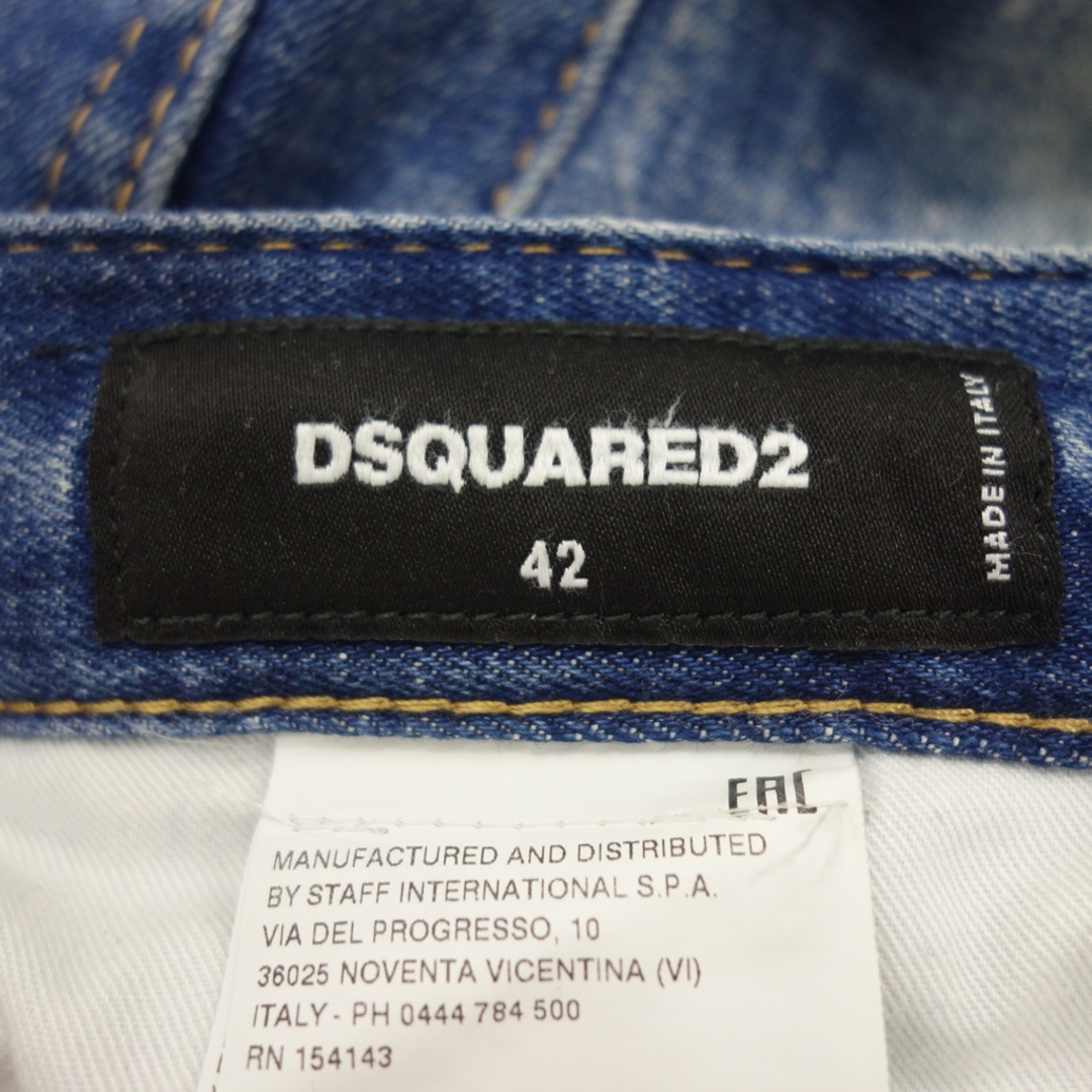 DSQUARED2(ディースクエアード)のディースクエアード デニムパンツ カナダパッチ ボタンフライ【AFB14】 メンズのパンツ(デニム/ジーンズ)の商品写真