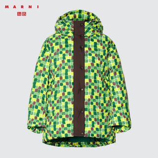 ユニクロ(UNIQLO)の【新品未使用】UNIQLO MARNI オーバーサイズダウンコート S(ダウンジャケット)