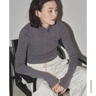 トゥデイフル(TODAYFUL)のTODAYFUL Halfzip Rib Knit(ニット/セーター)