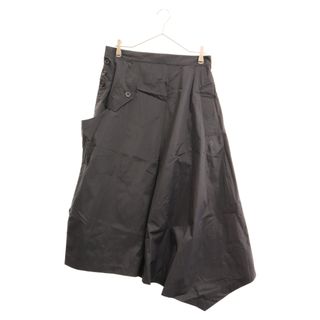 ワイスリー(Y-3)のY-3 ワイスリー W ASYMMETRICAL SHELL TRACK SKIRT アシンメトリー シェル トラックスカート ブラック FJ0286 レディース(ひざ丈スカート)