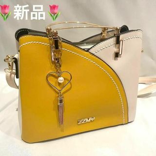 ZZMY ショルダーバッグ 2way ハンドバッグ(ショルダーバッグ)