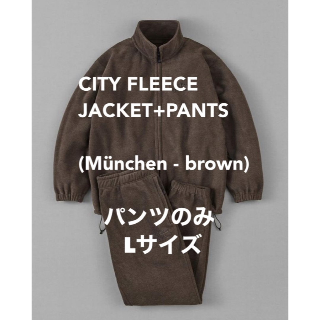 ENNOY CITY FLEECE JACKET+PANTS brown XXL - トップス