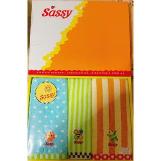 サッシー(Sassy)のSassy フェイスタオル・ウォッシュタオルセット(タオル/バス用品)