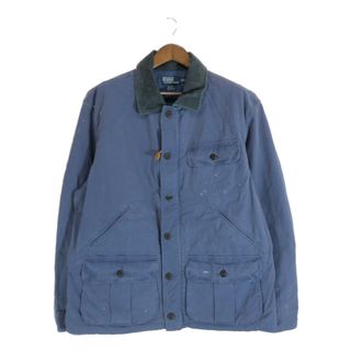 ポロラルフローレン(POLO RALPH LAUREN)のSALE///// 90年代 Polo by Ralph Lauren ラルフローレン コットン ハンティングジャケット アウトドア カジュアル (メンズXL) P3643(その他)