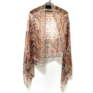 ETRO - 【中古】ETRO エトロ 大判ストール マフラー ウール混シルク