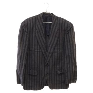 COMME des GARCONS HOMME DEUX コムデギャルソン オムドゥ 21AW ストライプ シングルテーラードジャケット ネイビー DH-J00150センチ肩幅