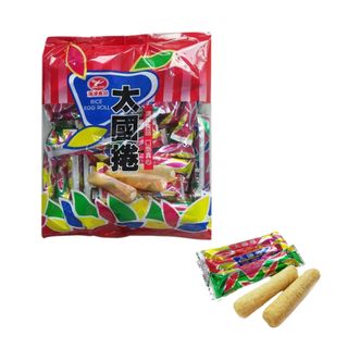 鴻津 台湾のうまい棒 太国巻（コーンパフスナック菓子）｜鴻津 太國捲 350g(菓子/デザート)