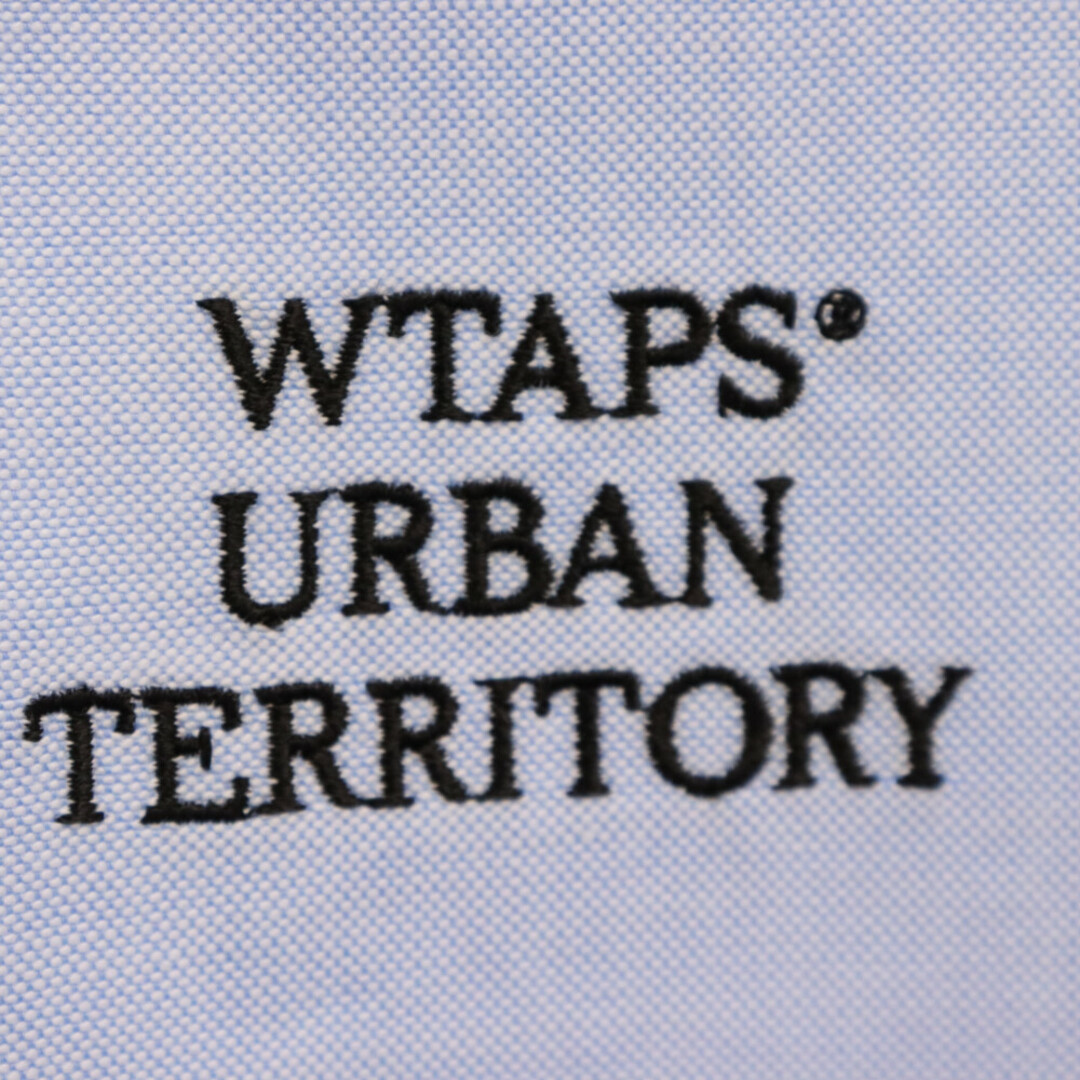 W)taps(ダブルタップス)のWTAPS ダブルタップス 22AW BD 01 LS COTTON OXFORD WUT オックスフォード 長袖シャツ ブルー 222TQDT‐SHM02 メンズのトップス(シャツ)の商品写真