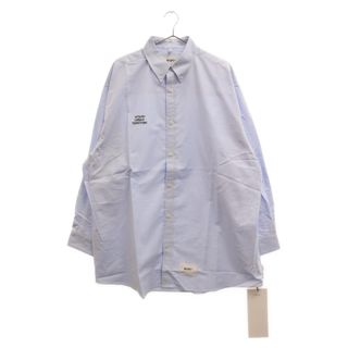 ダブルタップス(W)taps)のWTAPS ダブルタップス 22AW BD 01 LS COTTON OXFORD WUT オックスフォード 長袖シャツ ブルー 222TQDT‐SHM02(シャツ)