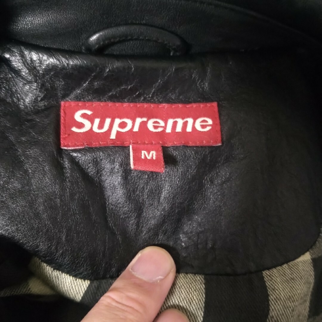 レザージャケットSupreme Bomberjacket レザージャケット